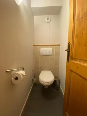 Salle de bains dans l'établissement Premium 5 étoiles Appartement Arc 1950 Ski aux pieds piscine sauna fitness