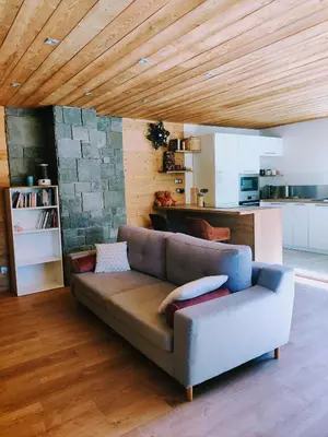 Coin salon dans l'établissement Stella Alpina