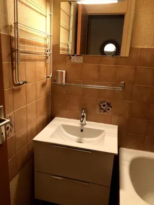 Salle de bains dans l'établissement Au Coeur de Lou - Studio 4 Pers Snowfront