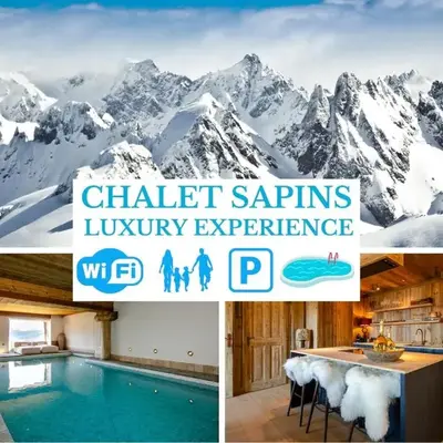 Chalet Sapins - Full Chalet - Luxury Experience - Elegance & Confort - Private Pool