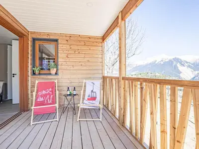 Plan de l'établissement Chalet lumineux 4 pers à Aussois avec transats - FR-1-840-57
