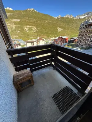 Vue générale sur la montagne ou vue sur la montagne depuis l'appartement
