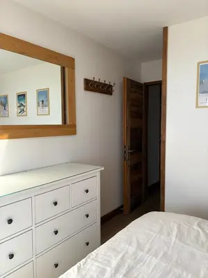 Un ou plusieurs lits dans un hébergement de l'établissement Fully Renovated 55m2 Apartment in Val Claret