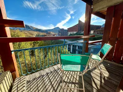 Vue générale sur la montagne ou vue sur la montagne depuis l'appartement