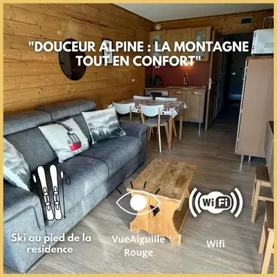 Douceur Alpine - Ménage inclus - Arc 2000 - Ski IN OUT - Conciergerie du Varet
