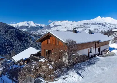 Paysage naturel près de le chalet