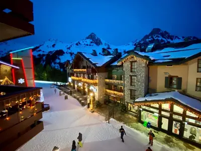 L'établissement Cozy 1 Bedroom - Arc 1950 - Hameau du Glacier en hiver