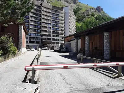 Vue générale sur la montagne ou vue sur la montagne depuis l'appartement