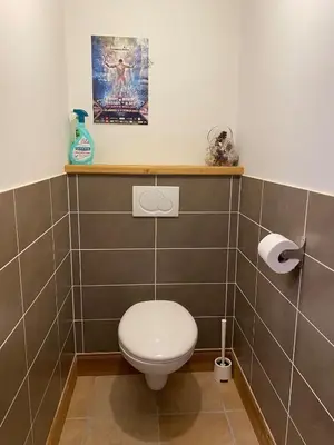 Salle de bains dans l'établissement T3 lumineux Champagny le Haut