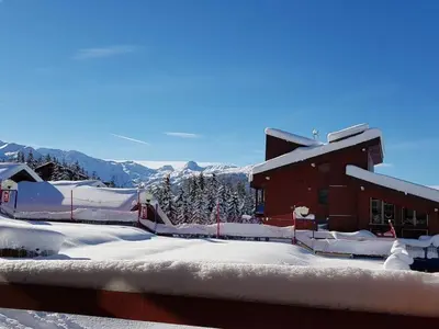 L'établissement Appartement 5 pers, ski aux pieds, balcon, TV - FR-1-346-585 en hiver