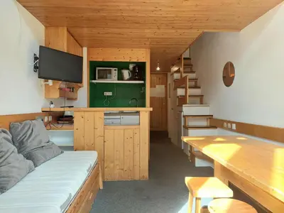 Cuisine ou kitchenette dans l'établissement Duplex calme et lumineux avec balcon exposé sud-est - FR-1-346-594