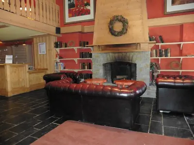 Coin salon dans l'établissement Studio apartment - Arc 1950 - Hameau du Glacier