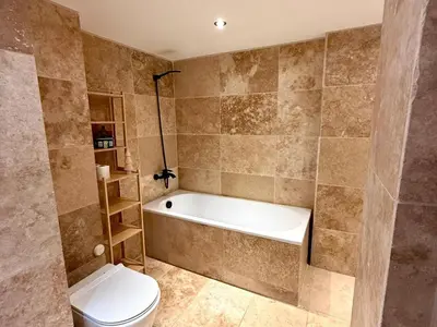 Salle de bains dans l'établissement Appartement Prestige 4 Pièces, Pied des Pistes, WiFi, 8 Pers. - FR-1-502-611