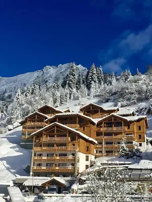 L'établissement Rochette Appartement 4 à 6 personnes au pied des pistes en hiver