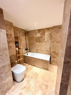 Salle de bains dans l'établissement Résidence Rond Point Des Pistes A - Appartement rénové · Spacieux · Pied des pistes MAE-8963