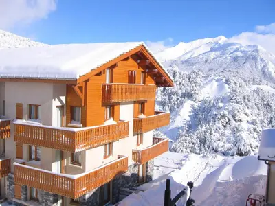 Plan de l'établissement Aussois : Appartement 4 pers, 28m², balcon vue montagne - FR-1-508B-55