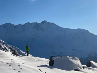 L'établissement Chalet Perle des Alpes en hiver