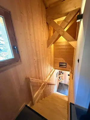 Un ou plusieurs lits dans un hébergement de l'établissement Chalet Perle des Alpes