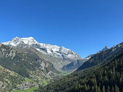 Paysage naturel près de le chalet