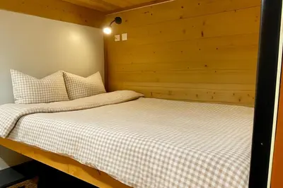 Un ou plusieurs lits dans un hébergement de l'établissement Ski Home Bel Aval - Ménage inclus - Arc 2000 - LaConciergerie du Varet