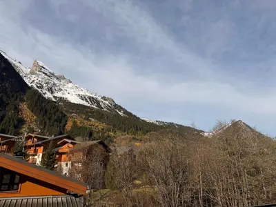 Vue générale sur la montagne ou vue sur la montagne depuis l'appartement
