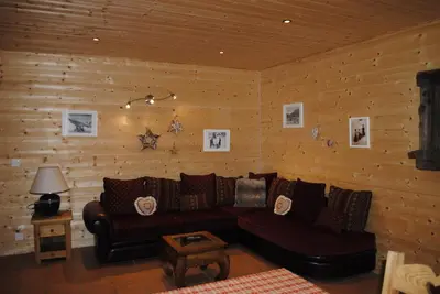 Coin salon dans l'établissement La Joubarde