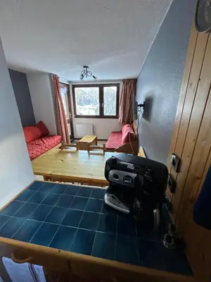 Coin salon dans l'établissement Appartement cosy quartier Napoléon