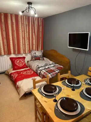 Un ou plusieurs lits dans un hébergement de l'établissement Appartement cosy quartier Napoléon