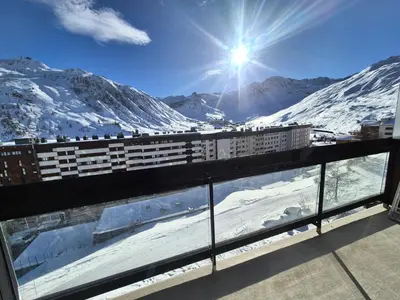 Vue générale sur la montagne ou vue sur la montagne depuis l'appartement