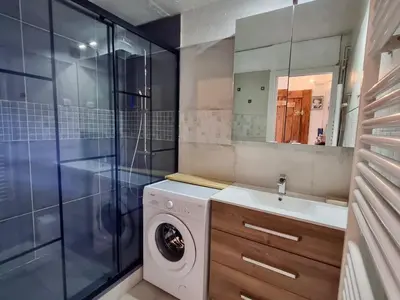 Salle de bains dans l'établissement Appartement à Tignes pour 4 pers, balcon sud, wifi - FR-1-449-197