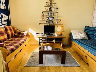 Coin salon dans l'établissement Résidence Varet 2 - Appartement 4 pièces 8 personnes Arc 2000 MAE-7243