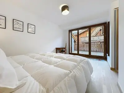 Un ou plusieurs lits dans un hébergement de l'établissement New Duplex 147 m Modern, Spacious 13 people