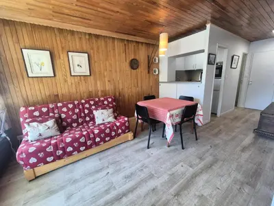 Coin salon dans l'établissement Résidence Glaciers - 2 Pièces pour 4 Personnes MAE-2473