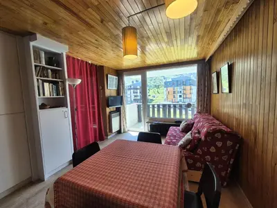 Coin salon dans l'établissement Résidence Glaciers - 2 Pièces pour 4 Personnes MAE-2473