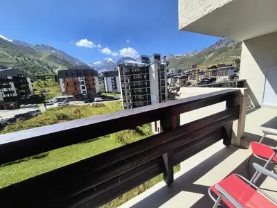 Vue générale sur la montagne ou vue sur la montagne depuis l'appartement