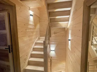 Plan de l'établissement Chalet de standing 12 personnes à Nancroix, avec WIFI et parking privé - FR-1-411-1005