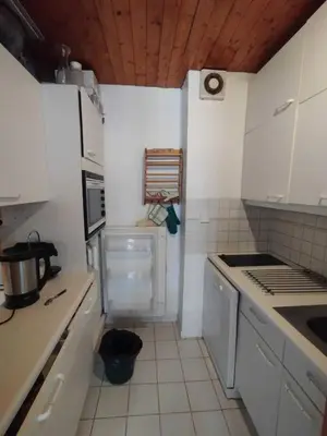 Cuisine ou kitchenette dans l'établissement Ideal stay in the heart of the ski slopes