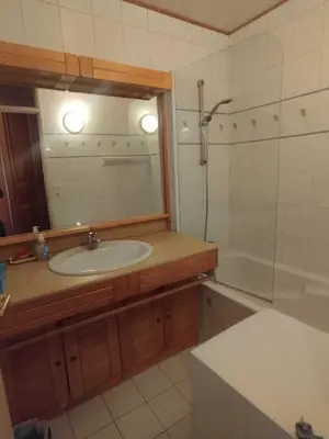 Salle de bains dans l'établissement Ideal stay in the heart of the ski slopes