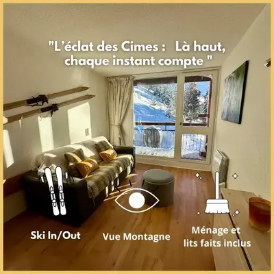 L'éclat des Cîmes - Ménage inclus et lits faits - Arc 2000 - Ski IN-OUT - La conciergerie du Varet