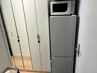 Cuisine ou kitchenette dans l'établissement Résidence Palafour - Studio pour 2 Personnes MAE-9393