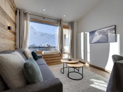 Vue générale sur la montagne ou vue sur la montagne depuis l'appartement