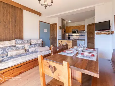 Plan de l'établissement Appartement pour 6 avec vue montagne et WIFI à Aussois - FR-1-508B-38