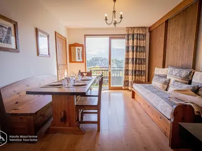 Plan de l'établissement Appartement pour 6 avec vue montagne et WIFI à Aussois - FR-1-508B-38