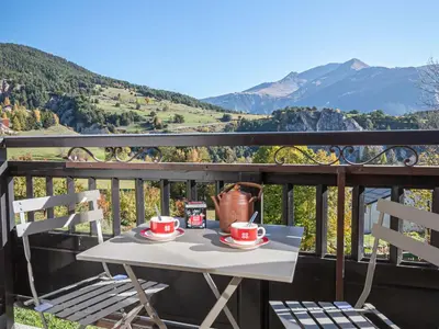 Plan de l'établissement Appartement pour 6 avec vue montagne et WIFI à Aussois - FR-1-508B-38