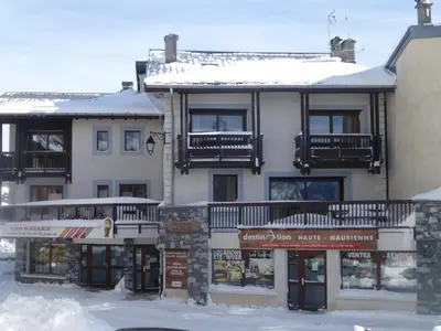 Plan de l'établissement Appartement pour 6 avec vue montagne et WIFI à Aussois - FR-1-508B-38