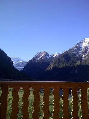 Paysage naturel près de le chalet