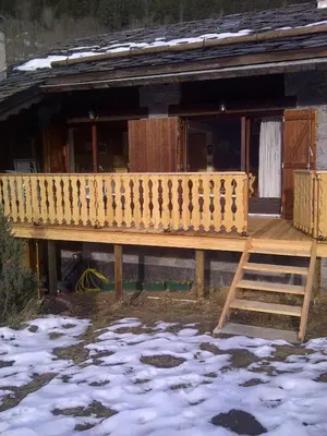 Balcon ou terrasse dans l'établissement L'arpont