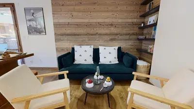 Coin salon dans l'établissement New, Mountain View, Terrace 26m, 8 People