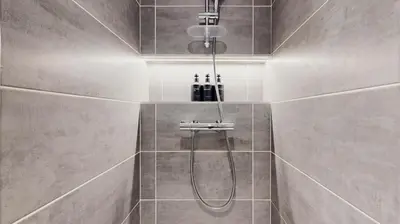 Salle de bains dans l'établissement New, Mountain View, Terrace 26m, 8 People