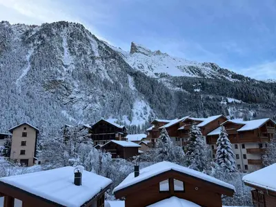 Vue générale sur la montagne ou vue sur la montagne depuis l'appartement